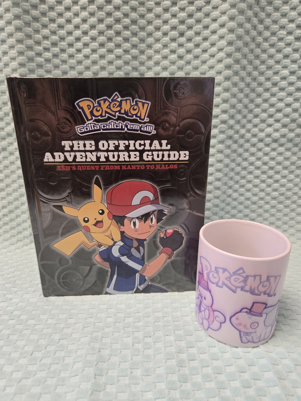 Pokémon The Official Adventure Guide Book with Fan Made Pokémon Mug